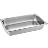 Food Warmers & Chafing Dishes: VEVOR 4 Pack Hotel Pan 3.7" Deep Steam Table Pan Full Size with Lid 20.8"L x 13"W Hotel Pan 22 Gauge Stainless Steel Anti Jam Steam Table Pan