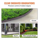 Garden Ornaments: VEVOR Steel Landscape Edging, 5-pack Steel Garden Edging Borders, 39" L x 5" H Strips, Hammer-in Edging Border, Bendable Metal Landscape Edging for Yard, Garden, Lawn, 3.15" Spike Height, Rustic Brown