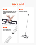 Drying Racks & Hangers: VEVOR 254 x 430 mm Lawn Leveling Rake 1980 mm Adjustable Handle for Yard Golf Court