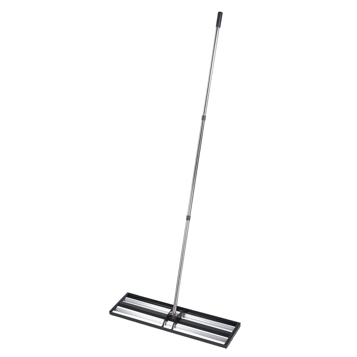 Updated Lawn Leveling Rake with Roller, 30" x 10" Stainless Steel Lawn Leveler with 83.9" Adjustable Handle, Heavy Duty Yard Leveling Rake, Effort Saving Lawn Leveling Tool for Yard Golf Court