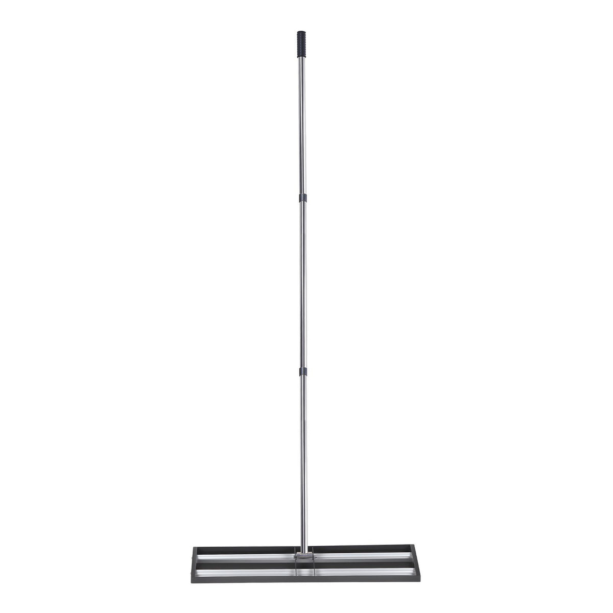 Updated Lawn Leveling Rake with Roller, 30" x 10" Stainless Steel Lawn Leveler with 83.9" Adjustable Handle, Heavy Duty Yard Leveling Rake, Effort Saving Lawn Leveling Tool for Yard Golf Court