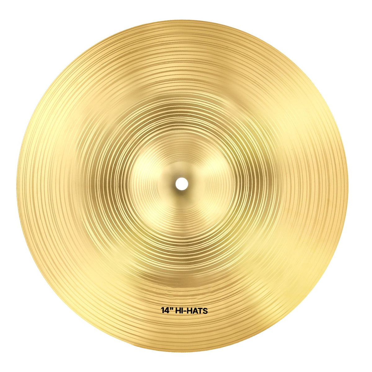 Cymbal Pack, 3 Pieces Cymbals for Drum Set, Alloy Cymbals Drum Set Includes 35.5 cm Hi-Hats, 40 cm Crash, 50.5 cm Ride, Drumsticks & Cymbal Bag, Alloy Cymbal Pack for Drummer, Bright Copper