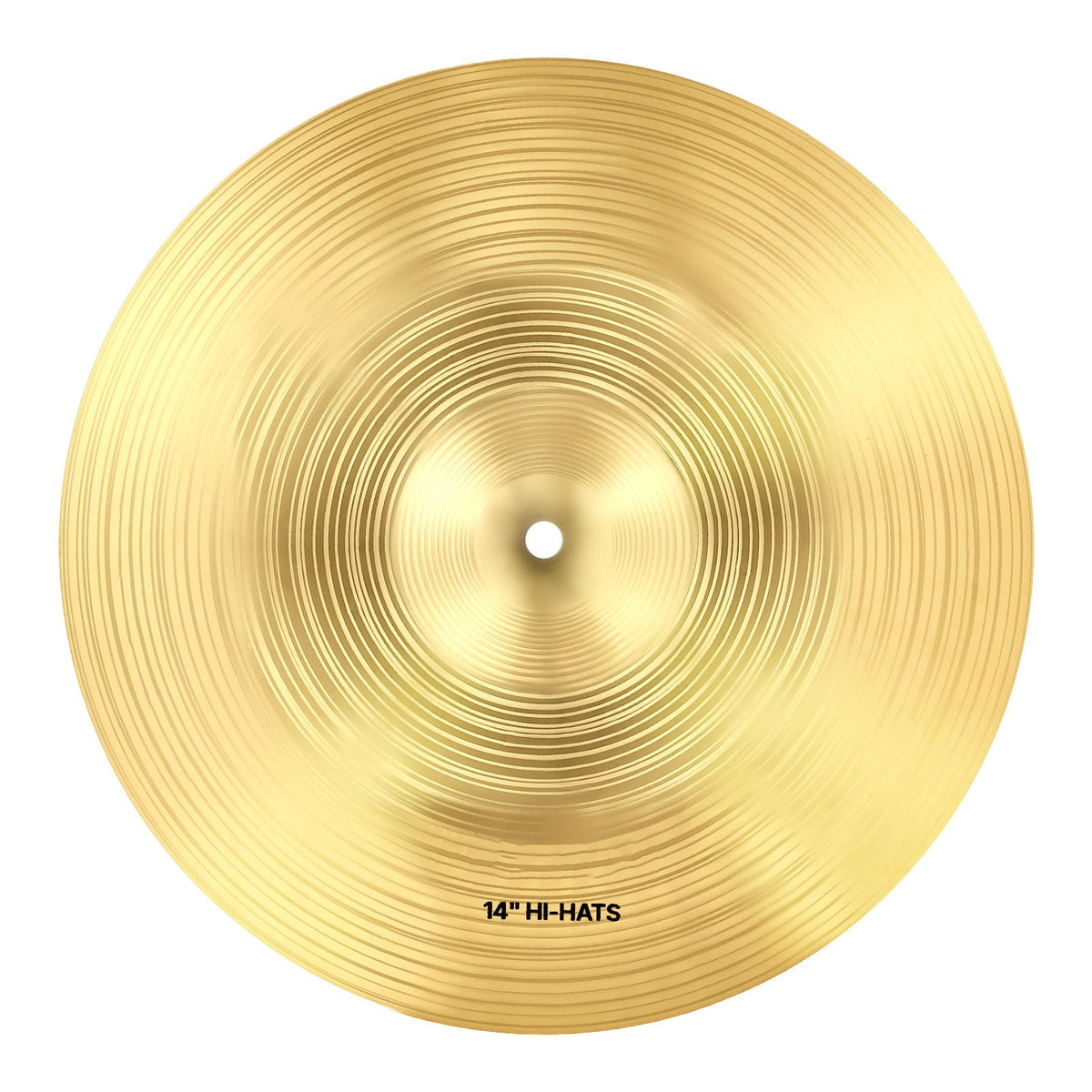 Cymbal Pack, 3 Pieces Cymbals for Drum Set, Alloy Cymbals Drum Set Includes 35.5 cm Hi-Hats, 40 cm Crash, 50.5 cm Ride, Drumsticks & Cymbal Bag, Alloy Cymbal Pack for Drummer, Bright Copper