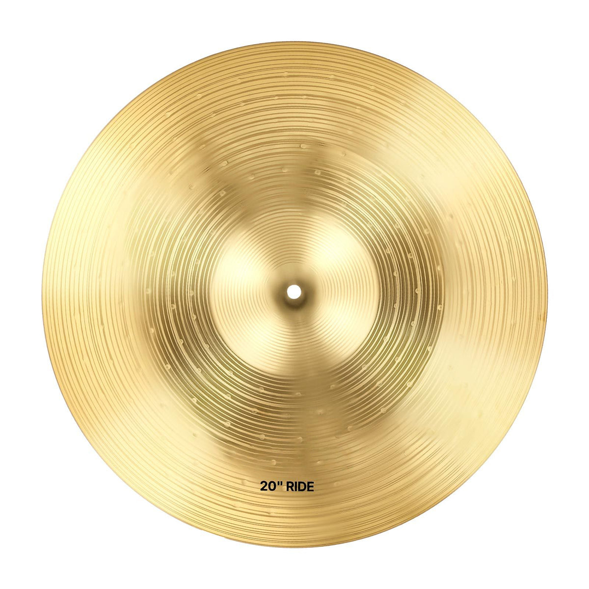 Cymbal Pack, 6 Pieces Cymbals for Drum Set, Alloy Cymbals Drum Set Includes 35.5 cm Hi-Hats, 40 cm Crash, 45.5 cm Crash, 50.5 cm Ride, 25.4 cm Splash, 40 cm China, Drumsticks & Cymbal Bag