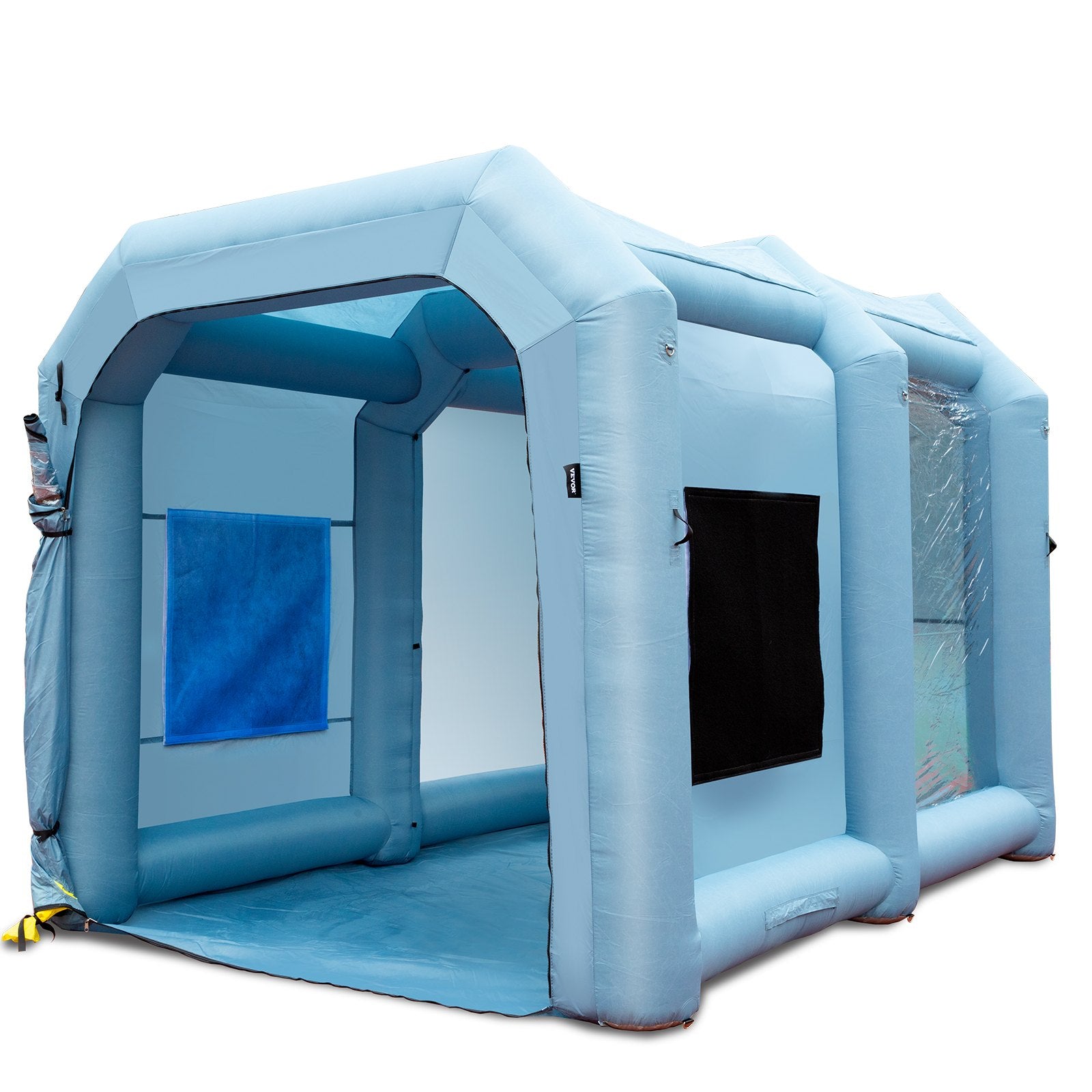 Automotive Repair & Speciality Tools: VEVOR Inflatable Spray Booth Car Paint Tent 13x10x9ft Filter System Blower 950W