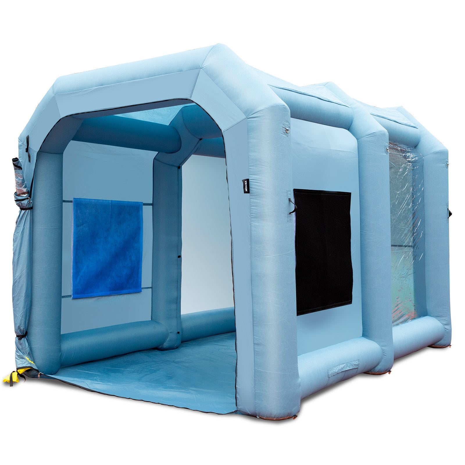 Automotive Repair & Speciality Tools: VEVOR Inflatable Spray Booth Car Paint Tent 13x10x9ft Filter System Blower 950W