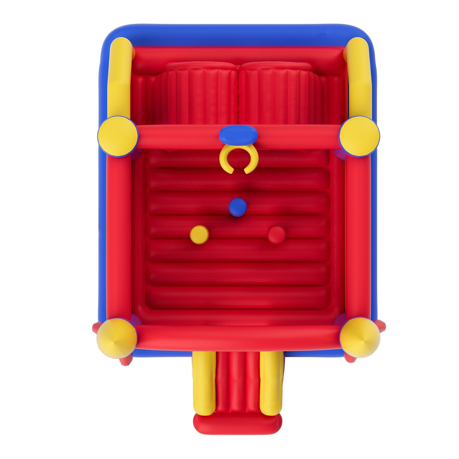 Inflatable Bounce House, Outdoor High Quality Playhouse Trampoline, Jumping Bouncer with Blower, Slide, and Storage Bag, Family Backyard Bouncy Castle, for Kid Ages 3_8 Years, 4.0x2.4x2.4m