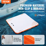 Tents: VEVOR Inflatable Floating Dock, 10 x 10FT Inflatable Dock Platform, Non-Slip Water Floating Dock Mat with Portable Carrying Bag & Detachable Ladder, Floating Platform Island Raft for Pool Beach Ocean