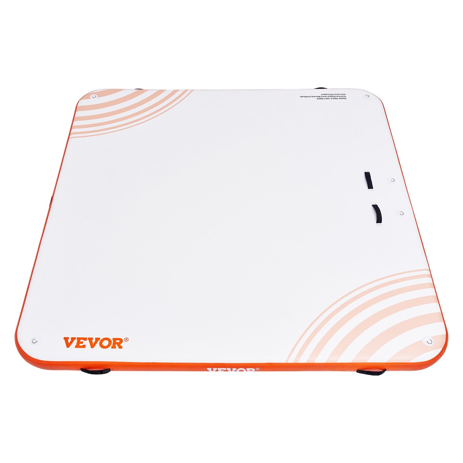 Tents: VEVOR Inflatable Floating Dock, 10 x 10FT Inflatable Dock Platform, Non-Slip Water Floating Dock Mat with Portable Carrying Bag & Detachable Ladder, Floating Platform Island Raft for Pool Beach Ocean