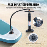 Boating Accessories: VEVOR Inflatable Stand Up Paddle Board, 152 mm SUP Paddleboard with Removable Kayak Seat, Board Accessories, Pump, Paddle, Fin, Backpack, Ankle Leash, and Repair Kit, for Youth & Adults