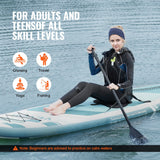 Boating Accessories: VEVOR Inflatable Stand Up Paddle Board, 152 mm SUP Paddleboard with Removable Kayak Seat, Board Accessories, Pump, Paddle, Fin, Backpack, Ankle Leash, and Repair Kit, for Youth & Adults