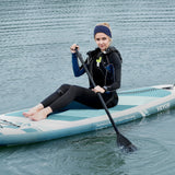 Boating Accessories: VEVOR Inflatable Stand Up Paddle Board, 3230 x 838 x 152 mm SUP Paddleboard, with Board Accessories, Pump, Paddle, Fin, Phone Bag, Backpack, Ankle Leash, Repair Kit, Non-slip Deck for Youth & Adults