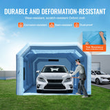Swimming Pools: VEVOR Inflatable Paint Booth 27.9x15.7x10.8ft Inflatable Spray Booth 950W+750W