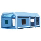 Swimming Pools: VEVOR Inflatable Paint Booth 27.9x15.7x10.8ft Inflatable Spray Booth 950W+750W