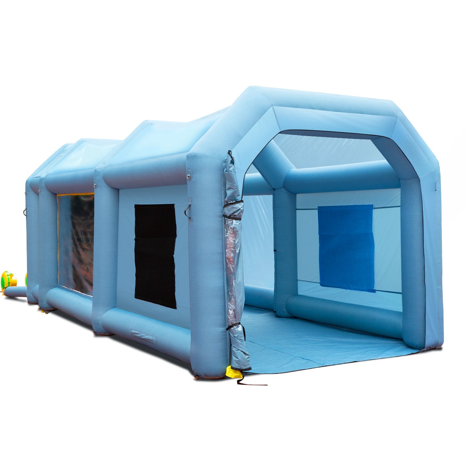 Tents: VEVOR Inflatable Spray Booth Car Paint Tent 20x10x8ft Filter System 2 Blowers