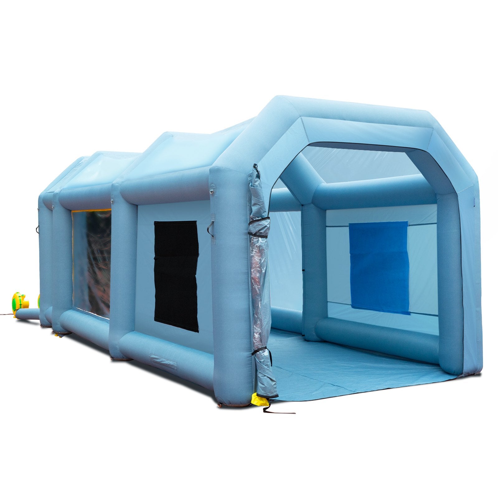 Tents: VEVOR Inflatable Spray Booth Car Paint Tent 20x10x8ft Filter System 2 Blowers