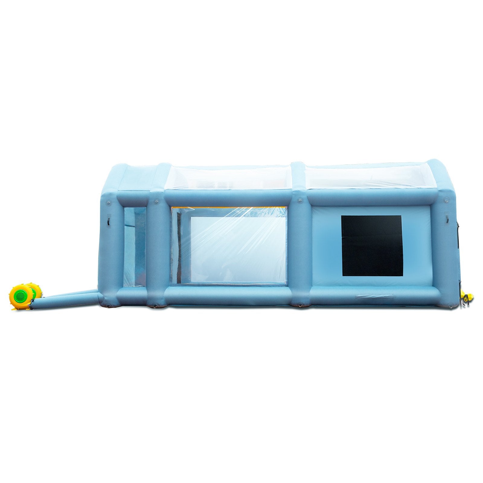 Tents: VEVOR Inflatable Spray Booth Car Paint Tent 20x10x8ft Filter System 2 Blowers