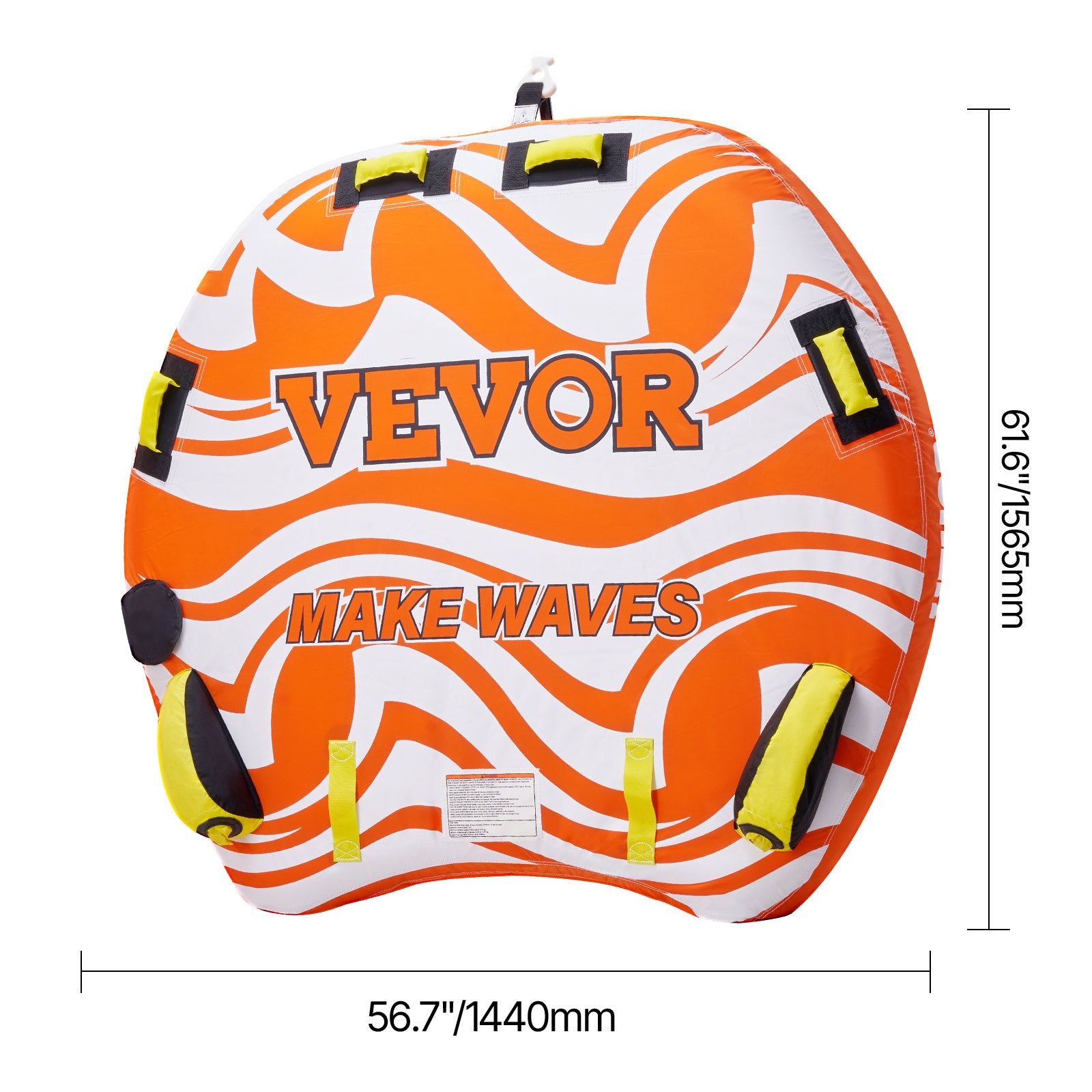 Pool Toys & Inflatables: VEVOR Towable Tube for Boating 1-2 Riders Inflatable Boat Tubes and Towables