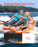 Pool Toys & Inflatables: VEVOR Towable Tube for Boating 1-2 Riders Inflatable Boat Tubes and Towables