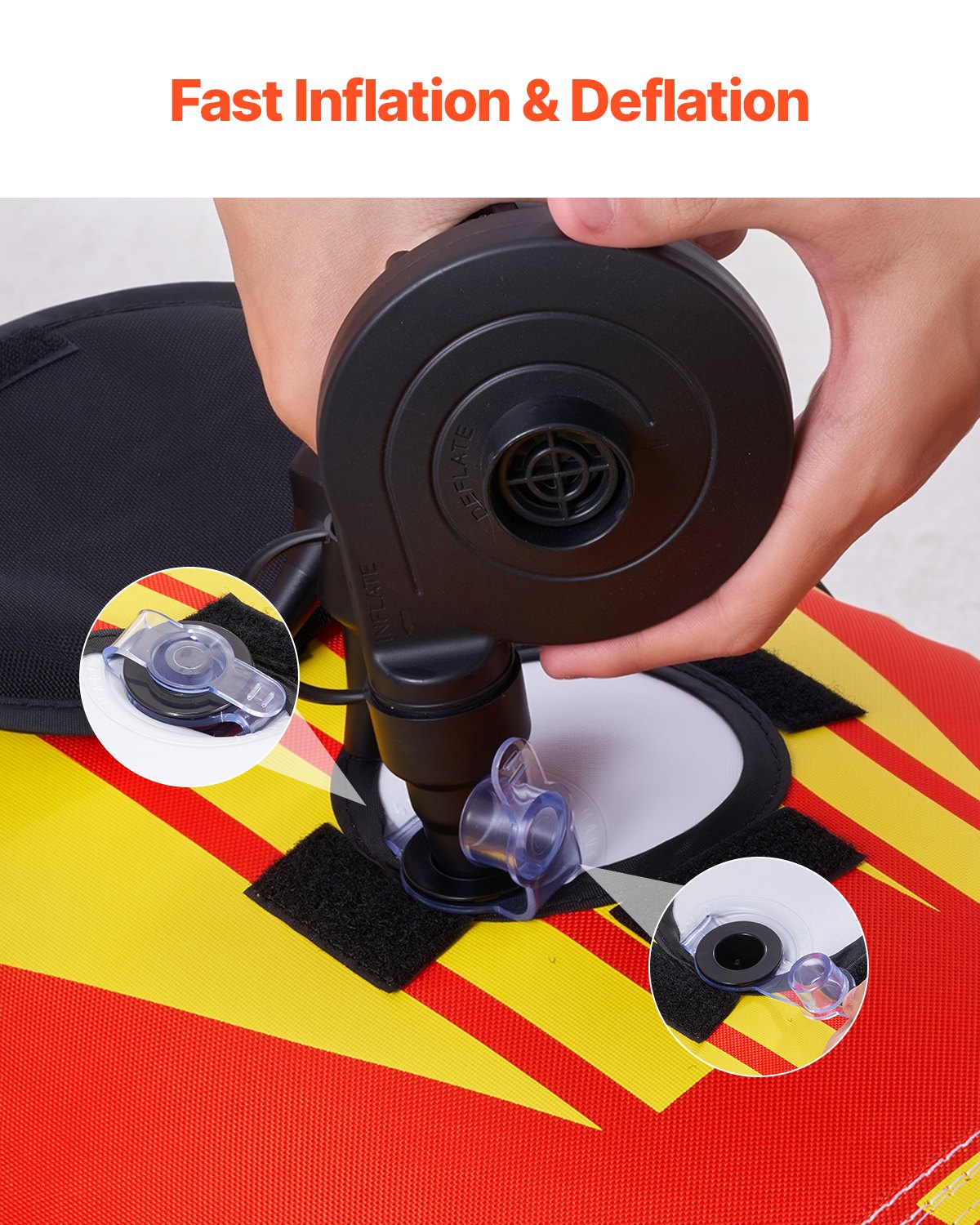 Kitchen & Bathroom DIY: VEVOR Towable Tubes for Boating 1-3 Riders Inflatable Boat Tubes Towables 510lbs