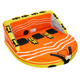 Mobility & Accessibility: VEVOR Towable Tube for Boating, 1-3 Riders Inflatable Boat Tubes and Towables, 510lbs Water Sport Towable Tube for Boat to Pull - with Full Nylon Cover, 16 Grab Handles, Dual Tow Points & Safety Valve