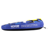 Rowing Boats: VEVOR Towable Tube for Boating, 1-2 Riders Inflatable Boat Tubes and Towables, 340 lbs, 51.8" Round Water Sport Towable Tube for Boat to Pull, Full Nylon Cover, EVA Grab Handles and Speed Safety Valve