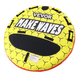 Rowing Boats: VEVOR Towable Tube for Boating, 1-3 Riders Inflatable Boat Tubes and Towables, 510 lbs, 63" Round Water Sport Towable Tubes for Boats to Pull, Full Nylon Cover, EVA Grab Handles and Speed Safety Valve