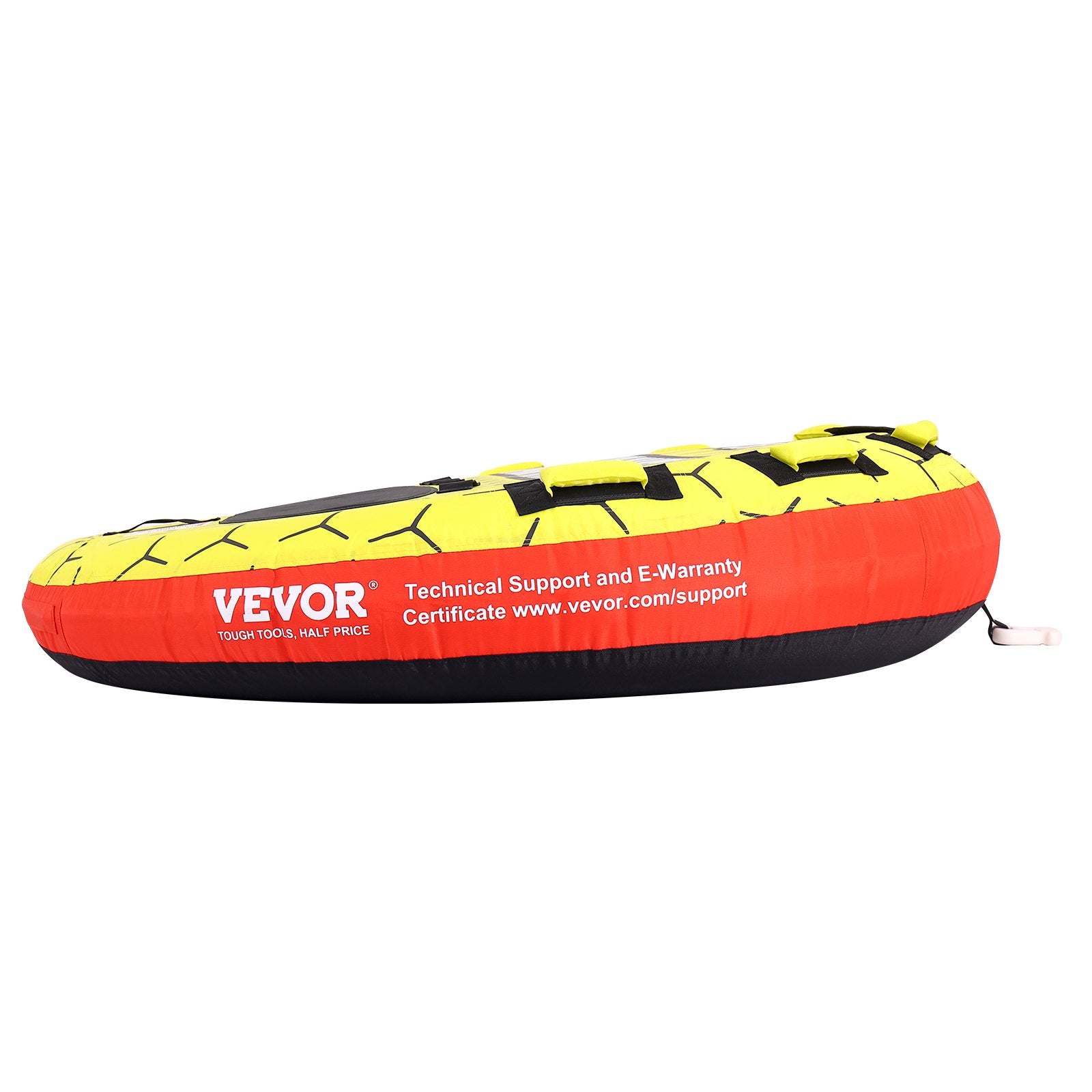 Rowing Boats: VEVOR Towable Tube for Boating, 1-3 Riders Inflatable Boat Tubes and Towables, 510 lbs, 63" Round Water Sport Towable Tubes for Boats to Pull, Full Nylon Cover, EVA Grab Handles and Speed Safety Valve
