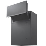 Building Materials: VEVOR Through The Wall Drop Box, Heavy Duty Steel Through the Wall Mailbox with 2.8-7.9" 13" Combination Lock, 12.5x6.3x16.9" Mail Drop Box, Dark Gray