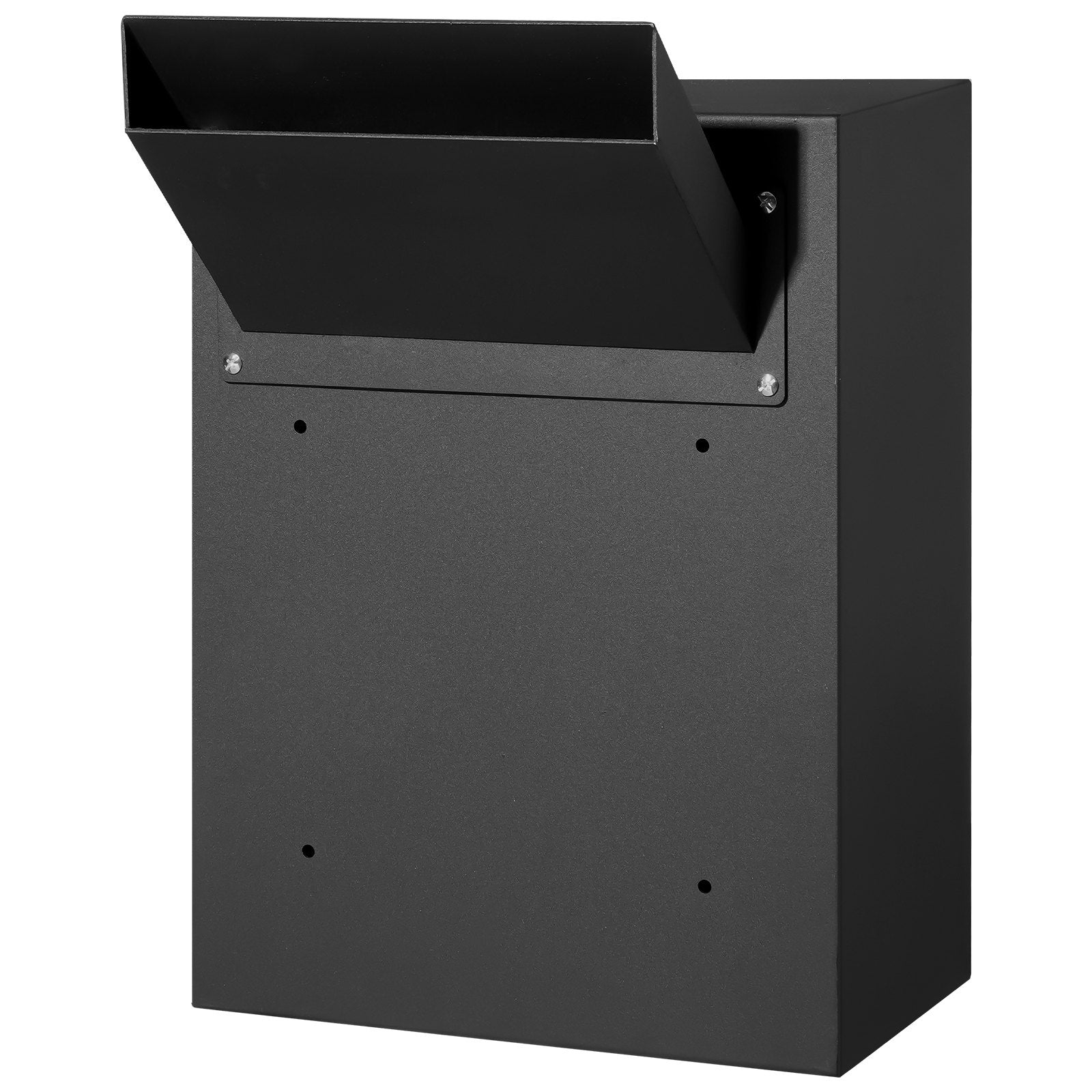 Building Materials: VEVOR Through The Wall Drop Box, Heavy Duty Steel Through the Wall Mailbox with 2.8-7.9" 13" Combination Lock, 13x7x17" Mail Drop Box, Black