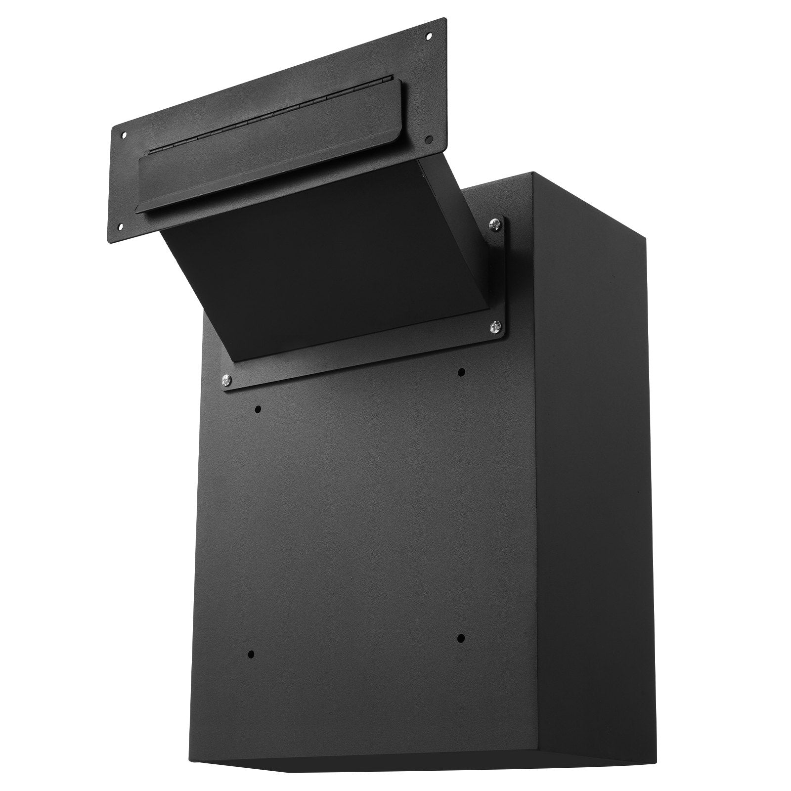 Building Materials: VEVOR Through The Wall Drop Box, Heavy Duty Steel Through the Wall Mailbox with 2.8-7.9" 13" Combination Lock, 13x7x17" Mail Drop Box, Black