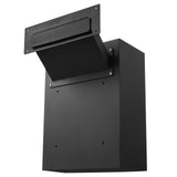 Building Materials: VEVOR Through The Wall Drop Box, Heavy Duty Steel Through the Wall Mailbox with 2.8-7.9" 13" Combination Lock, 13x7x17" Mail Drop Box, Black