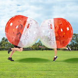 Dog Toys: VEVOR Inflatable Bumper Ball 1-Pack, 5FT/1.5M Body Sumo Zorb Balls for Teen & Adult, 0.8mm Thick PVC Human Hamster Bubble Balls for Outdoor Team Gaming Play, Bumper Bopper Toys for Garden, Yard, Park