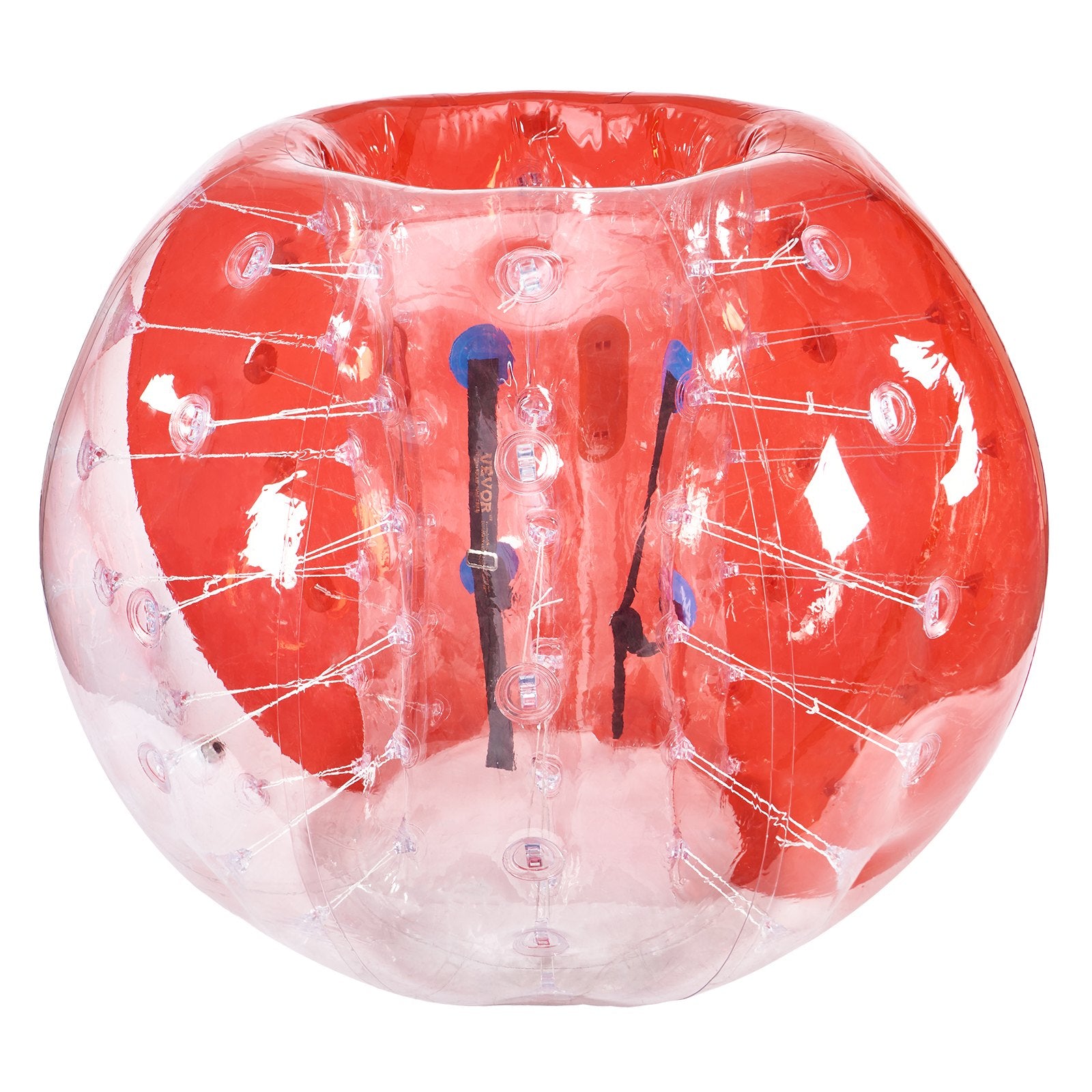 Dog Toys: VEVOR Inflatable Bumper Ball 1-Pack, 5FT/1.5M Body Sumo Zorb Balls for Teen & Adult, 0.8mm Thick PVC Human Hamster Bubble Balls for Outdoor Team Gaming Play, Bumper Bopper Toys for Garden, Yard, Park
