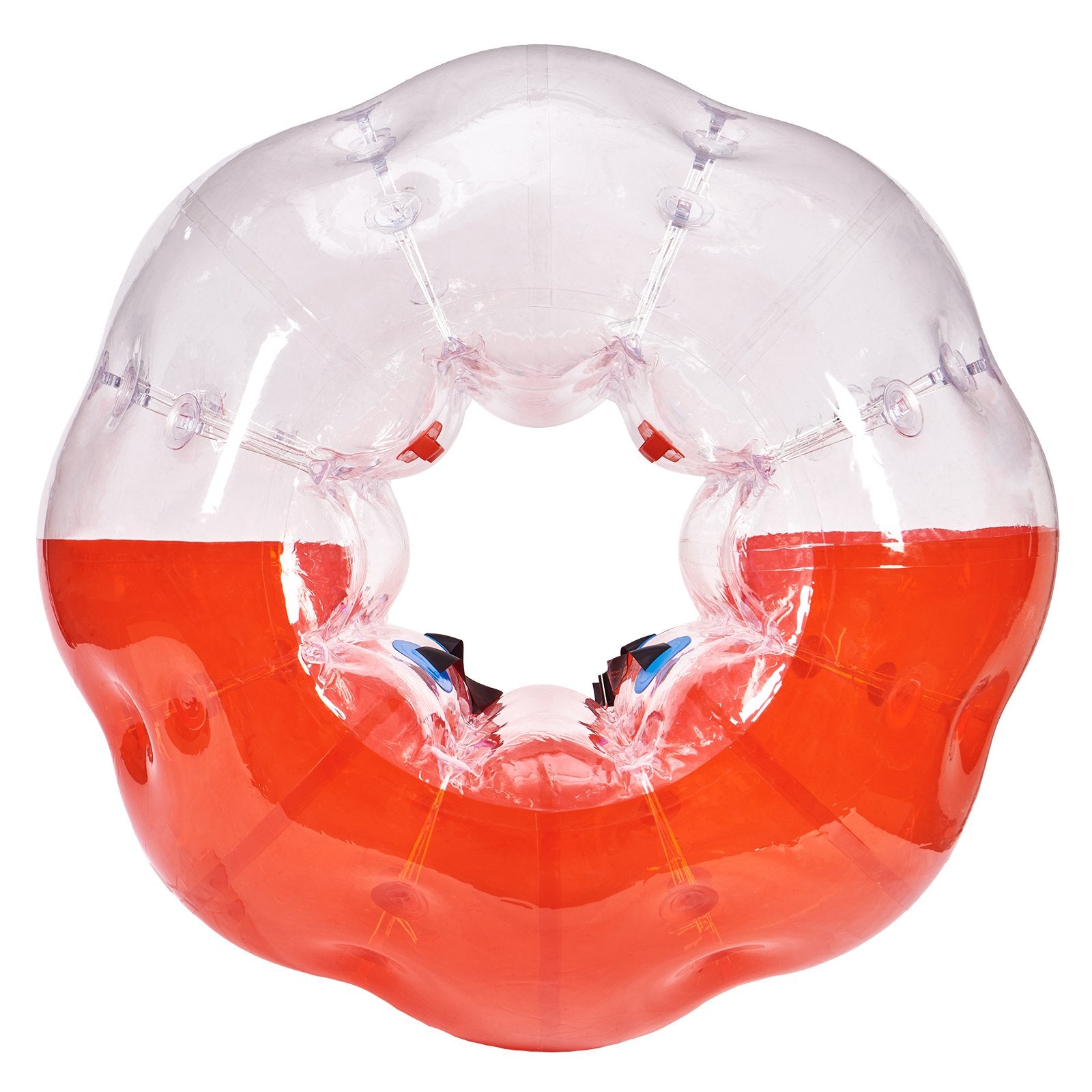 Dog Toys: VEVOR Inflatable Bumper Ball 1-Pack, 5FT/1.5M Body Sumo Zorb Balls for Teen & Adult, 0.8mm Thick PVC Human Hamster Bubble Balls for Outdoor Team Gaming Play, Bumper Bopper Toys for Garden, Yard, Park