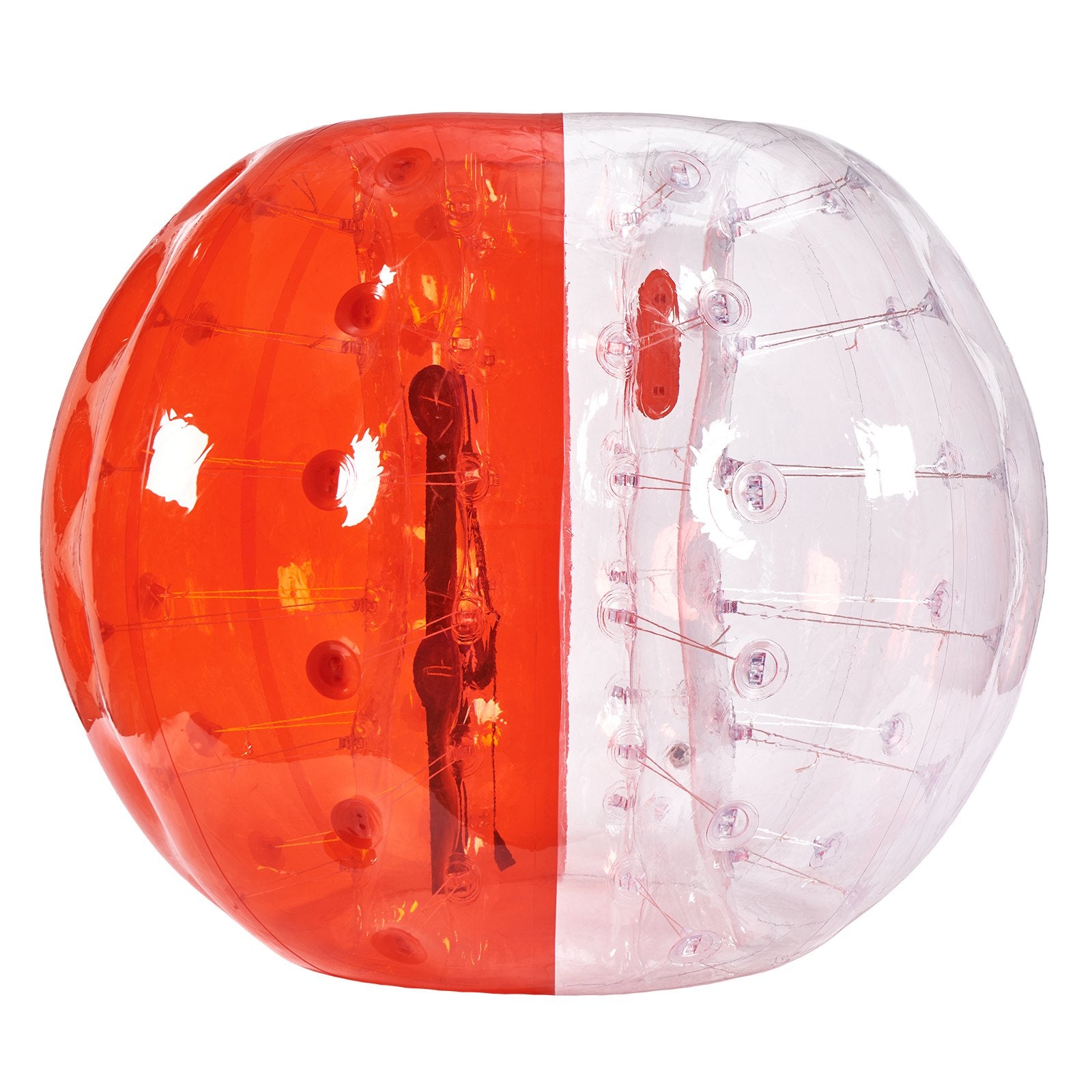 Dog Toys: VEVOR Inflatable Bumper Ball 1-Pack, 5FT/1.5M Body Sumo Zorb Balls for Teen & Adult, 0.8mm Thick PVC Human Hamster Bubble Balls for Outdoor Team Gaming Play, Bumper Bopper Toys for Garden, Yard, Park