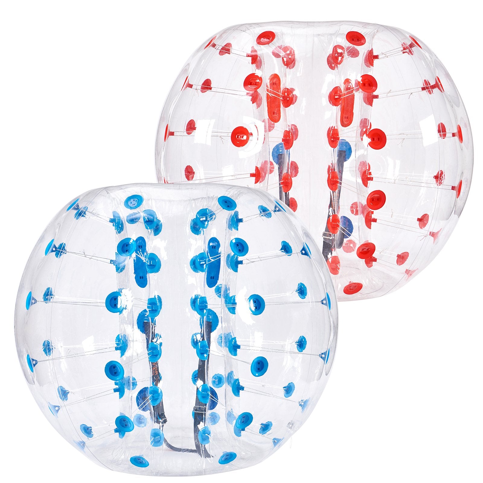 Ball Pits & Play Pens: VEVOR Inflatable Bumper Balls 2-Pack, 5FT/1.5M Body Sumo Zorb Balls for Teen & Adult, 0.8mm Thick PVC Human Hamster Bubble Balls for Outdoor Team Gaming Play, Bumper Bopper Toys for Garden, Yard, Park
