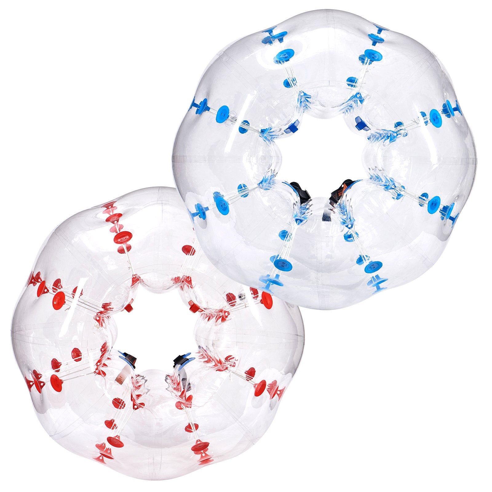 Ball Pits & Play Pens: VEVOR Inflatable Bumper Balls 2-Pack, 5FT/1.5M Body Sumo Zorb Balls for Teen & Adult, 0.8mm Thick PVC Human Hamster Bubble Balls for Outdoor Team Gaming Play, Bumper Bopper Toys for Garden, Yard, Park