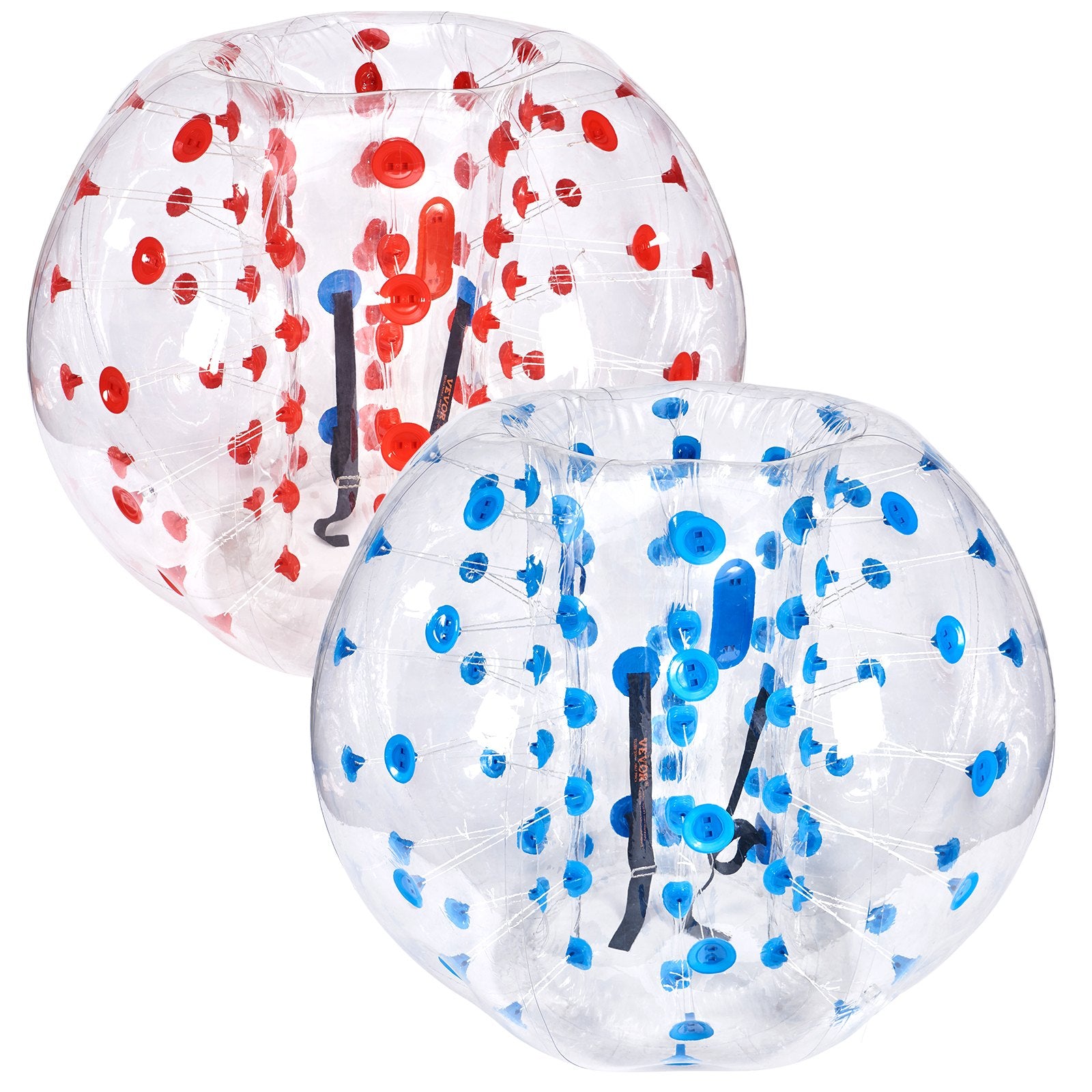 Ball Pits & Play Pens: VEVOR Inflatable Bumper Balls 2-Pack, 5FT/1.5M Body Sumo Zorb Balls for Teen & Adult, 0.8mm Thick PVC Human Hamster Bubble Balls for Outdoor Team Gaming Play, Bumper Bopper Toys for Garden, Yard, Park
