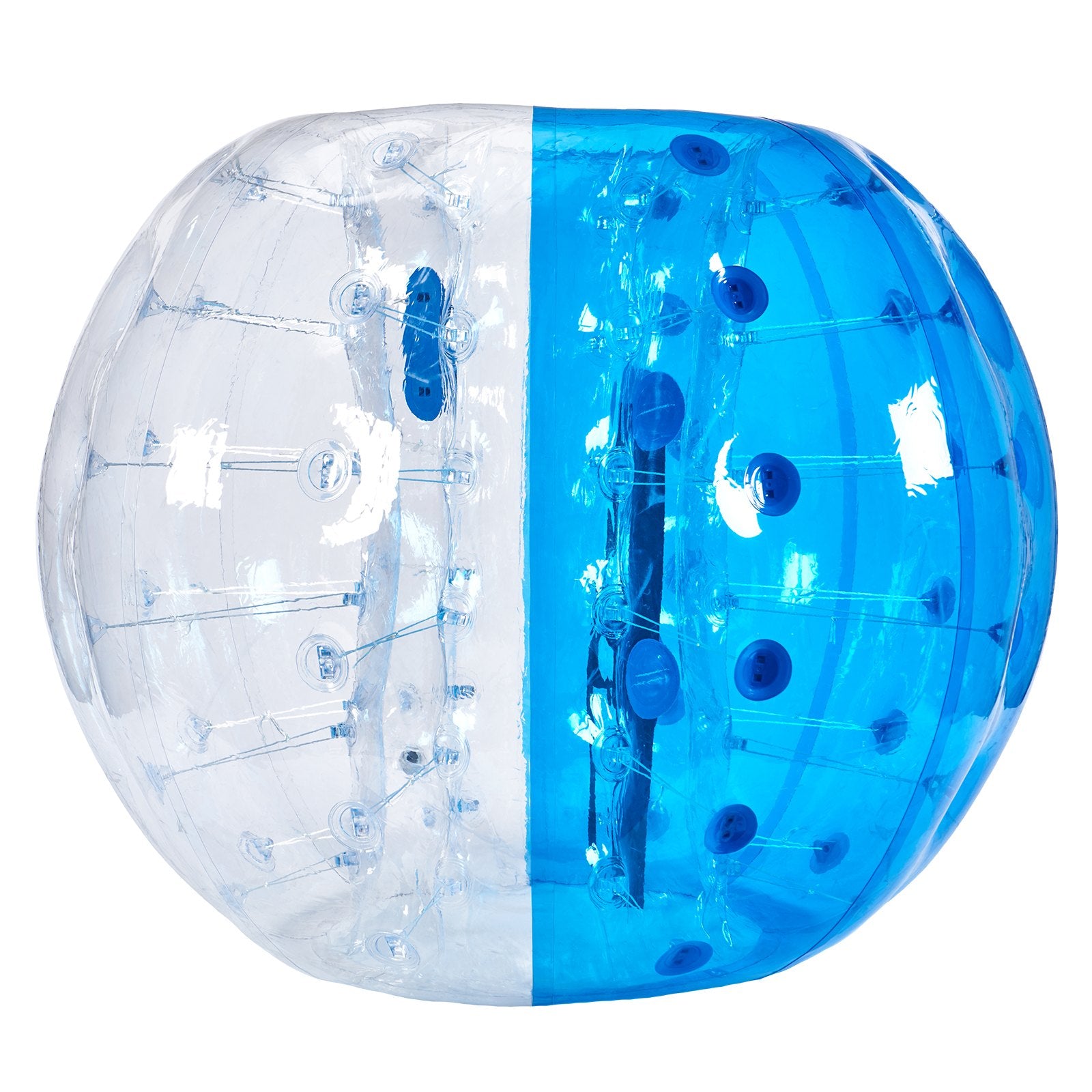 Dog Toys: VEVOR Inflatable Bumper Ball 1-Pack, 5FT/1.5M Body Sumo Zorb Balls for Teen & Adult, 0.8mm Thick PVC Human Hamster Bubble Balls for Outdoor Team Gaming Play, Bumper Bopper Toys for Garden, Yard, Park