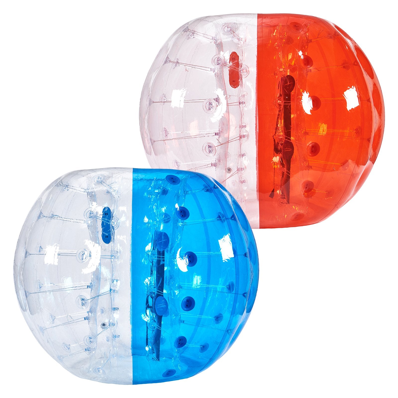 Ball Pits & Play Pens: VEVOR Inflatable Bumper Balls 2-Pack, 5FT/1.5M Body Sumo Zorb Balls for Teen & Adult, 0.8mm Thick PVC Human Hamster Bubble Balls for Outdoor Team Gaming Play, Bumper Bopper Toys for Garden, Yard, Park