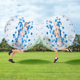 Table Tennis: VEVOR Inflatable Bumper Ball 1-Pack, 5FT/1.5M Body Sumo Zorb Balls for Teen & Adult, 0.8mm Thick PVC Human Hamster Bubble Balls for Outdoor Team Gaming Play, Bumper Bopper Toys for Garden, Yard, Park