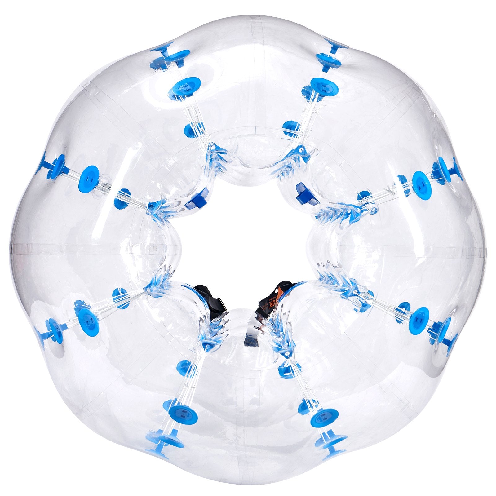 Table Tennis: VEVOR Inflatable Bumper Ball 1-Pack, 5FT/1.5M Body Sumo Zorb Balls for Teen & Adult, 0.8mm Thick PVC Human Hamster Bubble Balls for Outdoor Team Gaming Play, Bumper Bopper Toys for Garden, Yard, Park