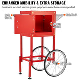 Gardening Tools: VEVOR Popcorn Popper Machine with Cart  Popcorn Maker 850W 8 Oz 48 Cups Red