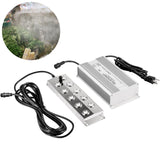 Gardening Tools: VEVOR Mist Maker 10 Head Ultrasonic Mist Fogger with Waterproof Power Supply Ultrasonic Fogger Humidifier Stainless Steel Pond Mister Fogger 5kg/h Ultrasonic Mist Humidifier for Gardening and Pond