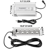Gardening Tools: VEVOR Mist Maker 10 Head Ultrasonic Mist Fogger with Waterproof Power Supply Ultrasonic Fogger Humidifier Stainless Steel Pond Mister Fogger 5kg/h Ultrasonic Mist Humidifier for Gardening and Pond