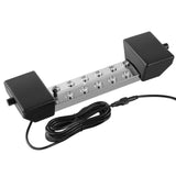 Gardening Tools: VEVOR Ultrasonic Mist Maker 12 Head, 9000mL/H Ultrasonic Fogger, Mist Maker with 300W IP67 Waterproof Power Supply, Buoy, Replacement Discs, for Pond, Garden, Rockery, Greenhouse, Halloween Decoration