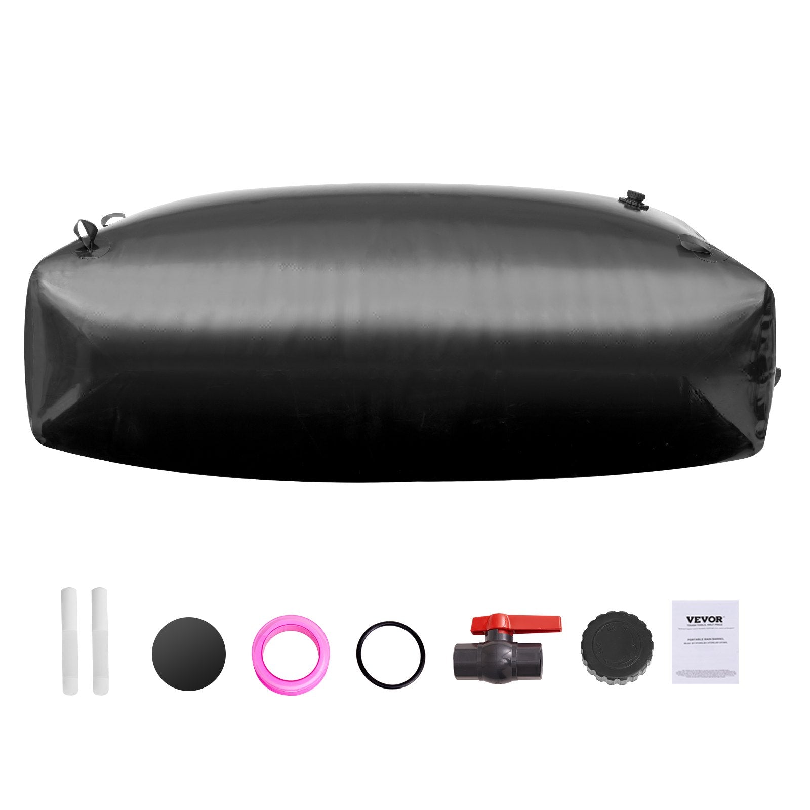 Portable Toilets & Showers: VEVOR Portable Water Storage Bladder 264 Gal PVC Collapsible Water Tank Black