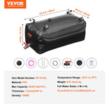 Portable Toilets & Showers: VEVOR Portable Water Storage Bladder 29.9 Gal PVC Collapsible Water Tank Black