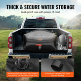 Portable Toilets & Showers: VEVOR Portable Water Storage Bladder 540L PVC Collapsible Water Tank Black